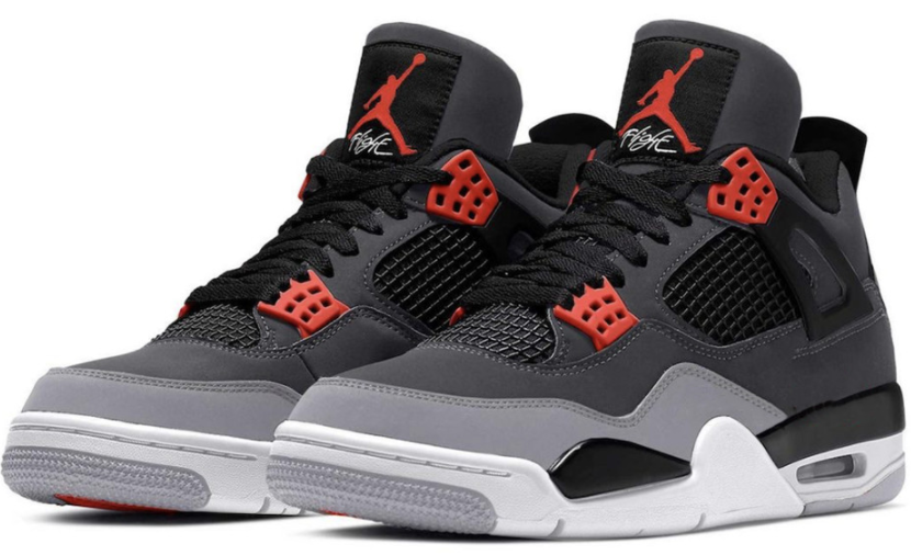 Men's Running Weapon Air Jordan 4 “Infrared” Shoes 012